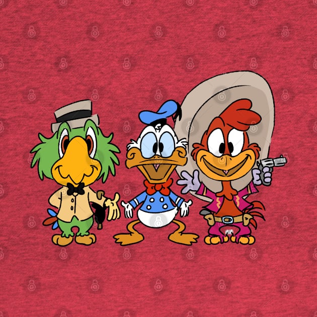 The Three Gentlebirds by zipadeelady